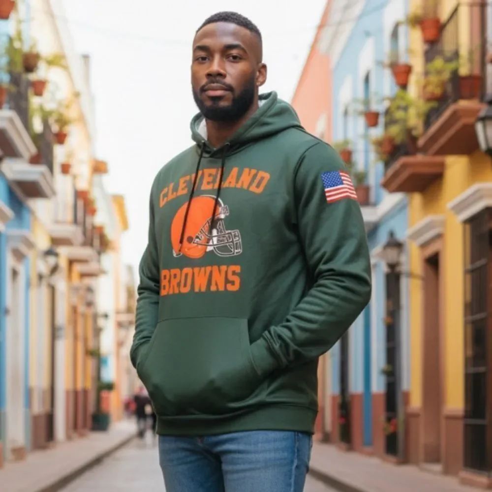 CLEVELAND BROWNS, Beckham Jr, #13, Hoodie sweatshirt, medium, like new